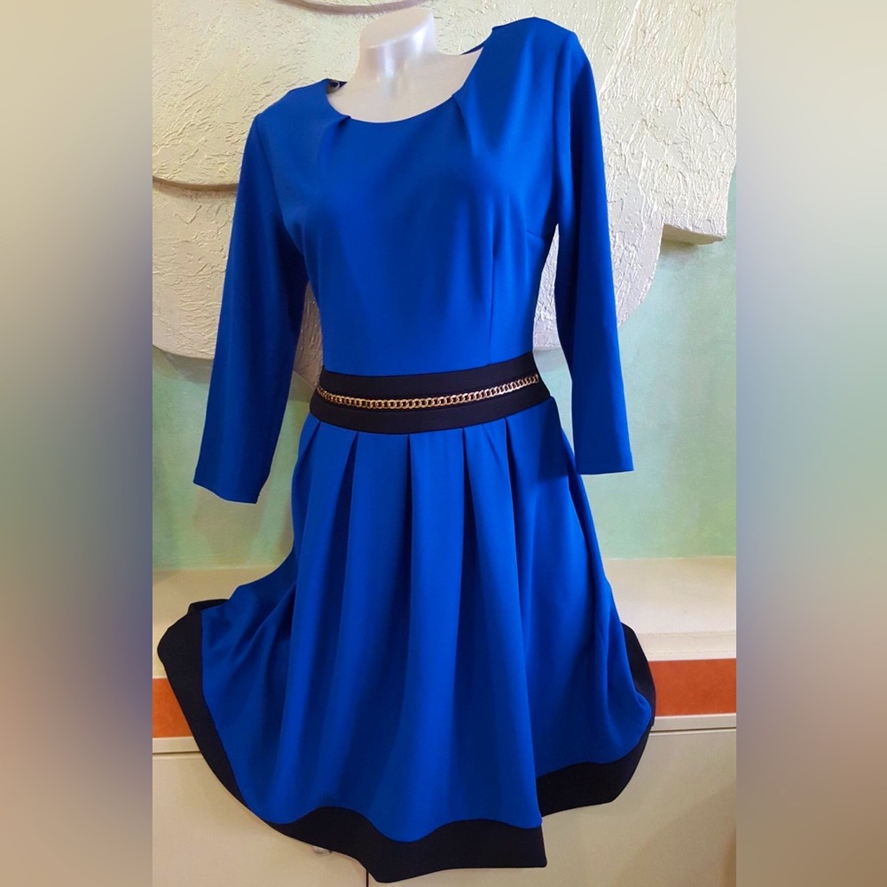 NWT DRESS   🌹 LILA ROSE 🌹 BLUE SIZE 10 ( European 42)